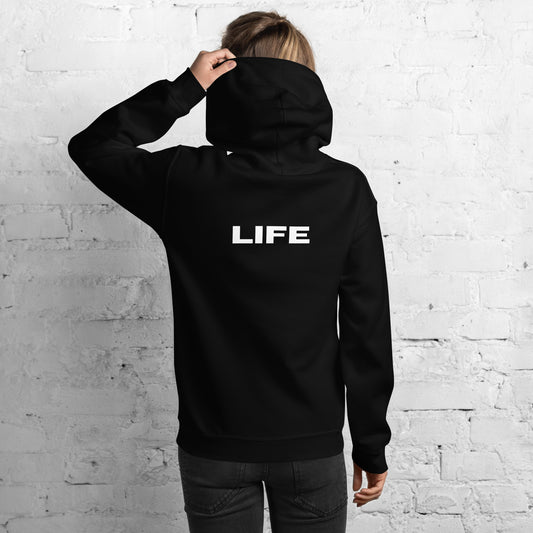 Women's LIFE hoodie - black