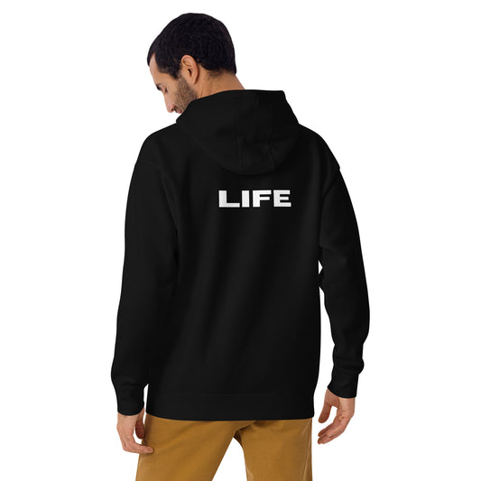 Men's LIFE hoodie - black